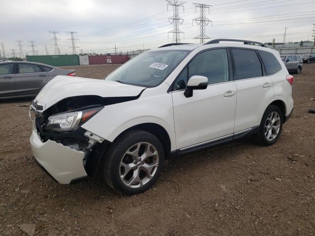 JF2SJAWC6JH562485 - 2018 SUBARU FORESTER 2.5I TOURING WHITE photo 1