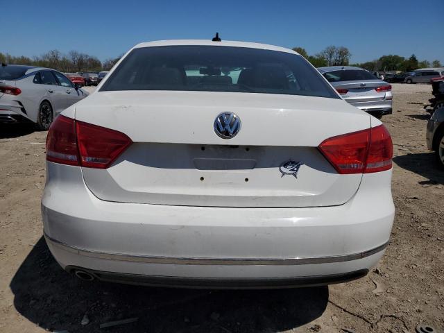 1VWCN7A32EC051857 - 2014 VOLKSWAGEN PASSAT SEL WHITE photo 6