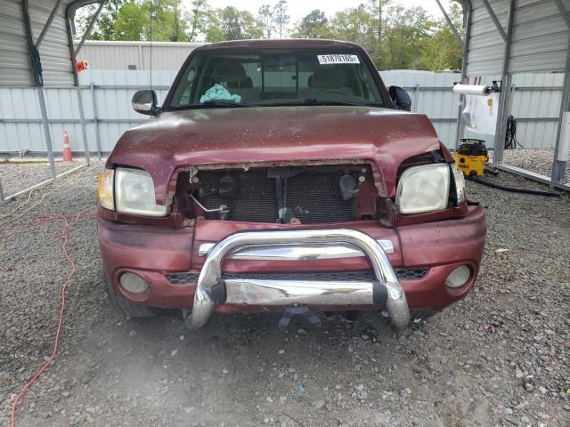 5TBRT341X3S427473 - 2003 TOYOTA TUNDRA ACCESS CAB SR5 RED photo 5