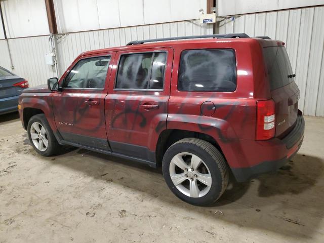 1C4NJRFB6CD588161 - 2012 JEEP PATRIOT LATITUDE RED photo 2