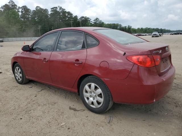 KMHDU46D97U053995 - 2007 HYUNDAI ELANTRA GLS RED photo 2