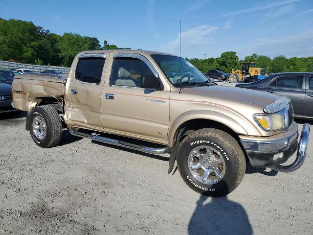 5TEGN92N11Z765944 - 2001 TOYOTA TACOMA DOUBLE CAB PRERUNNER BEIGE photo 4