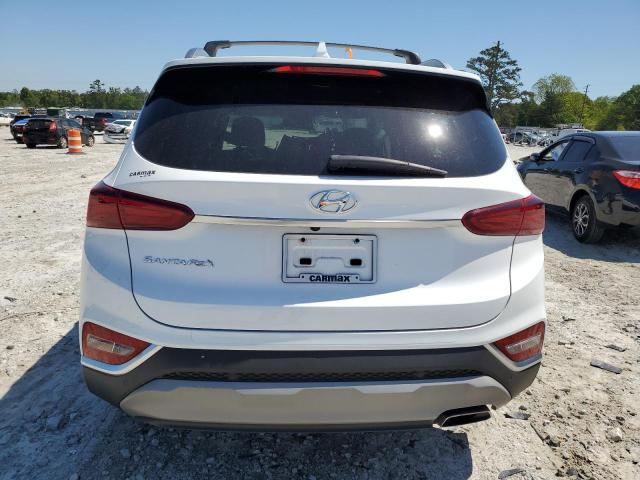 5NMS33AD9LH212158 - 2020 HYUNDAI SANTA FE SEL WHITE photo 6