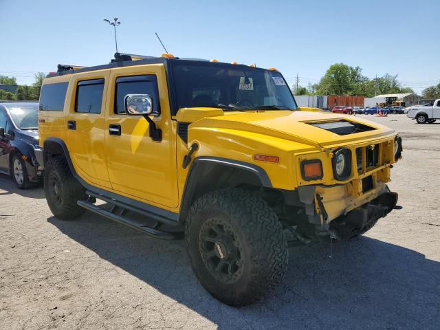 5GRGN23U23H118615 - 2003 HUMMER H2 YELLOW photo 4