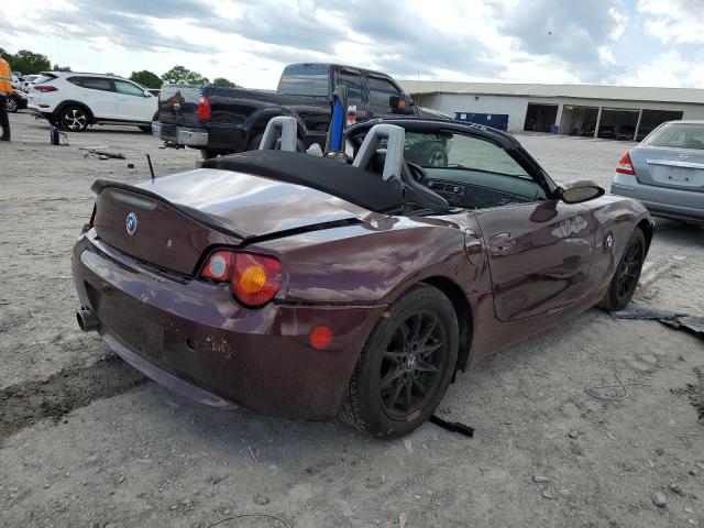 4USBT33473LR65709 - 2003 BMW Z4 2.5 MAROON photo 3