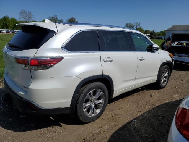 5TDJKRFH2FS223419 - 2015 TOYOTA HIGHLANDER XLE Ağ foto 3