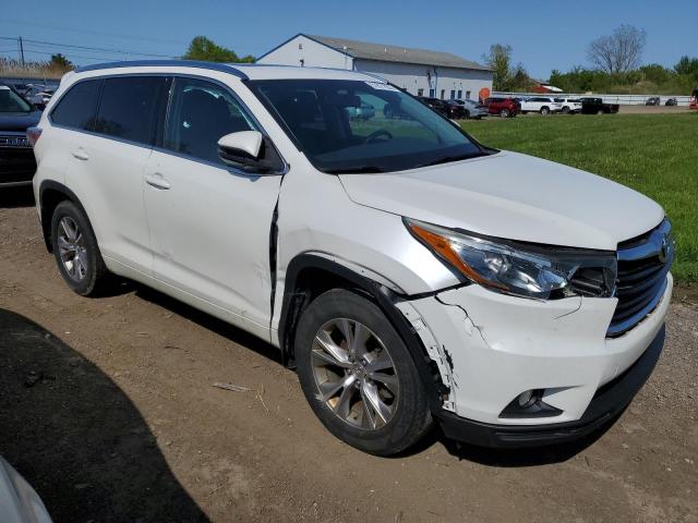 5TDJKRFH2FS223419 - 2015 TOYOTA HIGHLANDER XLE Ağ foto 4