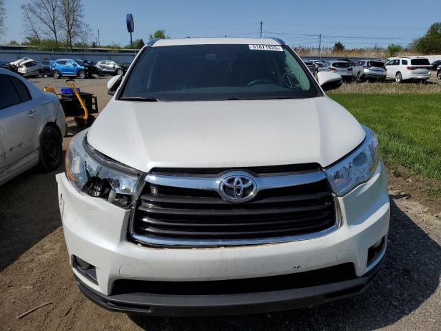 5TDJKRFH2FS223419 - 2015 TOYOTA HIGHLANDER XLE Ağ foto 5