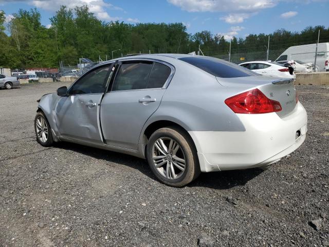 JN1CV6AR7BM353753 - 2011 INFINITI G37 SILVER photo 2