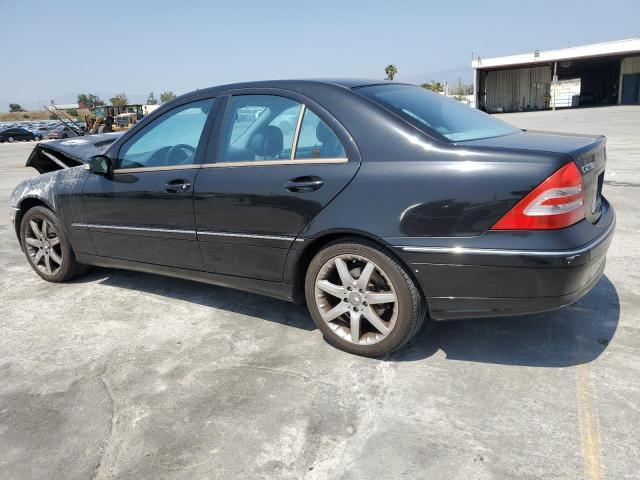 WDBRF40J43A476996 - 2003 MERCEDES-BENZ C 230K SPORT SEDAN BLACK photo 2