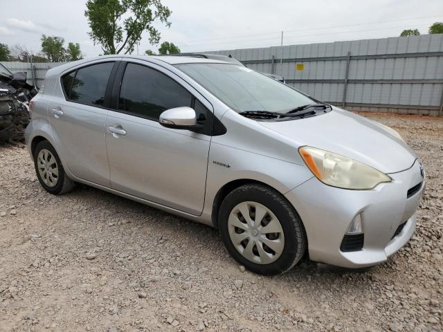 JTDKDTB3XD1536380 - 2013 TOYOTA PRIUS C SILVER photo 4