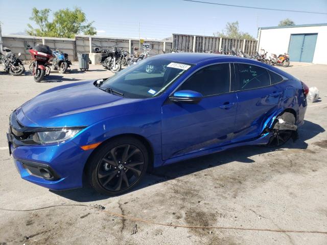 2HGFC2F81MH546481 - 2021 HONDA CIVIC SPORT 蓝色 照片 1