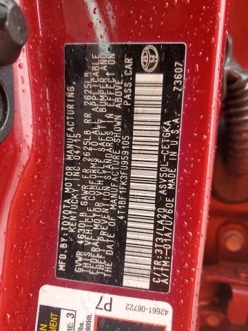 4T1BF1FK3FU959105 - 2015 TOYOTA CAMRY LE RED photo 12