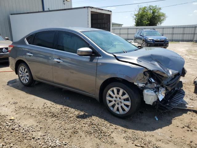 3N1AB7AP1FY370989 - 2015 NISSAN SENTRA S SILVER photo 4