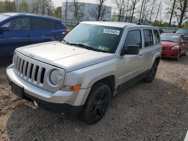 1C4NJRFB2DD158161 - 2013 JEEP PATRIOT LATITUDE SILVER photo 1