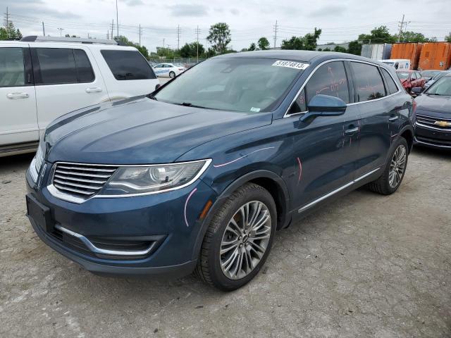 2LMTJ8LR6GBL32097 - 2016 LINCOLN MKX RESERVE 蓝色 照片 1