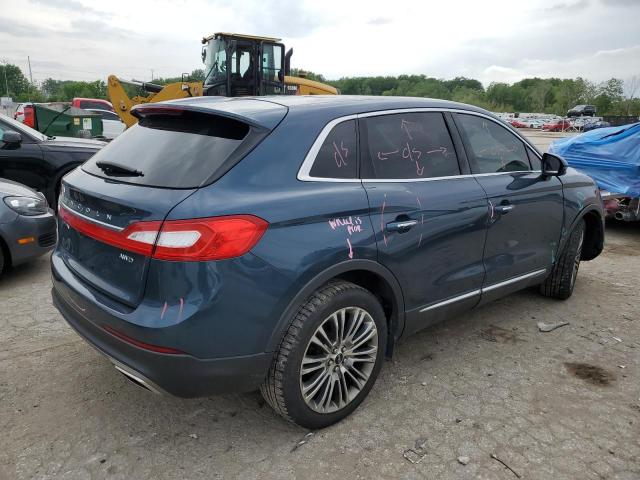 2LMTJ8LR6GBL32097 - 2016 LINCOLN MKX RESERVE 蓝色 照片 3
