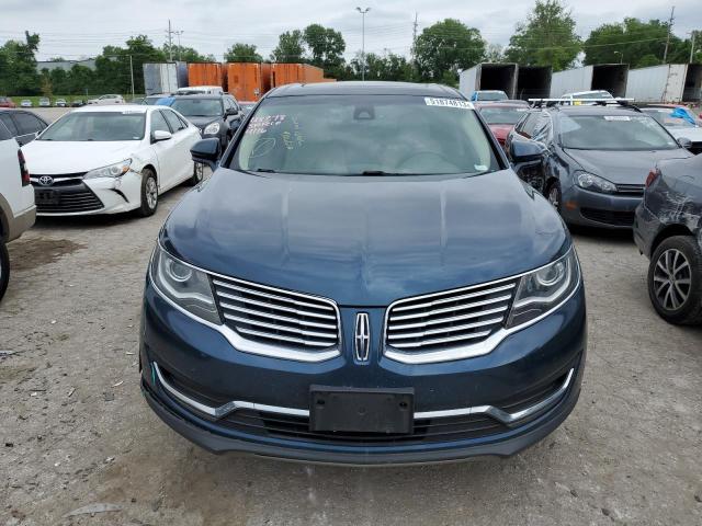 2LMTJ8LR6GBL32097 - 2016 LINCOLN MKX RESERVE BLUE photo 5