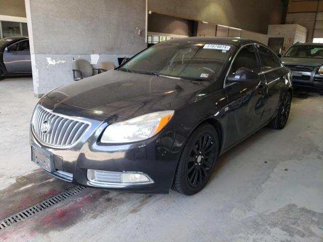 W04GP5EC8B1040750 - 2011 BUICK REGAL CXL BLACK photo 1