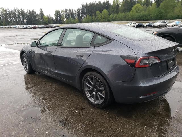 5YJ3E1EB7NF184005 - 2022 TESLA MODEL 3 GRAY photo 2