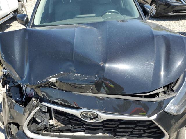 5TDGZRAH4NS539528 - 2022 TOYOTA HIGHLANDER XLE BLACK photo 12