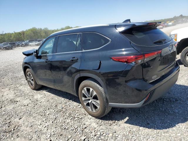 5TDGZRAH4NS539528 - 2022 TOYOTA HIGHLANDER XLE BLACK photo 2