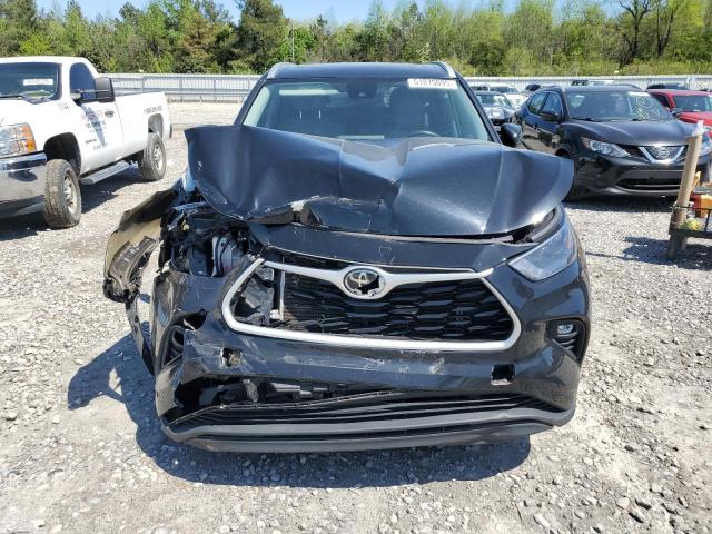5TDGZRAH4NS539528 - 2022 TOYOTA HIGHLANDER XLE BLACK photo 5