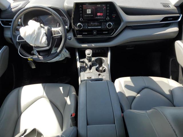 5TDGZRAH4NS539528 - 2022 TOYOTA HIGHLANDER XLE BLACK photo 8