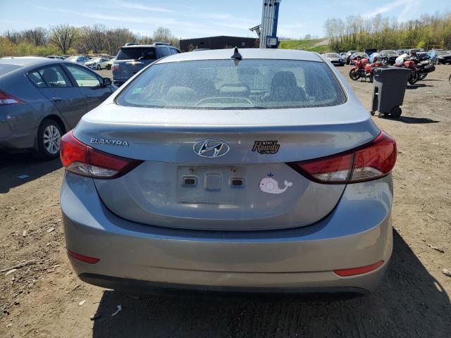 KMHDH4AE0EU191152 - 2014 HYUNDAI ELANTRA SE SILVER photo 6