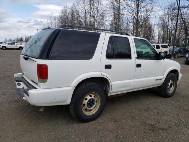 1GNDT13X43K166965 - 2003 CHEVROLET BLAZER WHITE photo 3