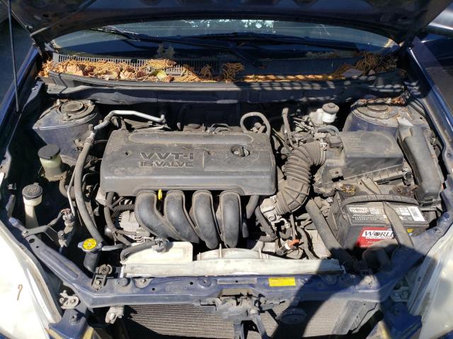 2T1KR32E67C661895 - 2007 TOYOTA COROLLA MA XR BLUE photo 11