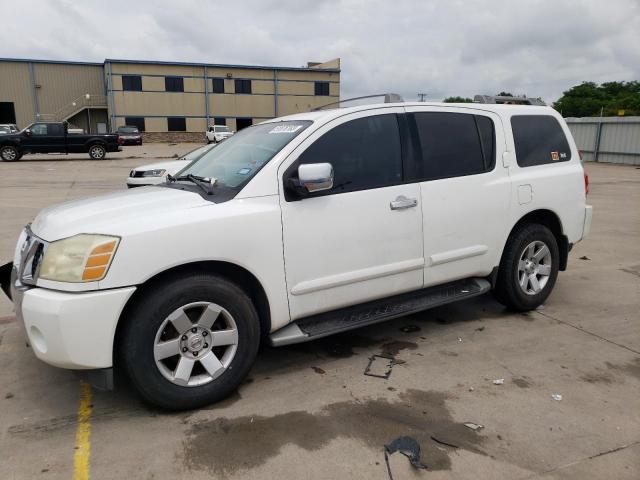 5N1AA08A84N735912 - 2004 NISSAN ARMADA SE WHITE photo 1