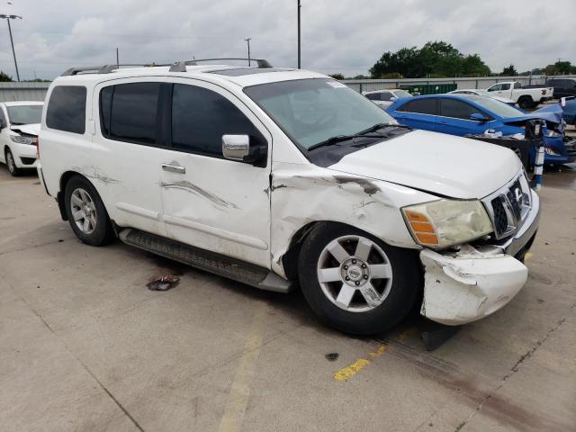 5N1AA08A84N735912 - 2004 NISSAN ARMADA SE WHITE photo 4