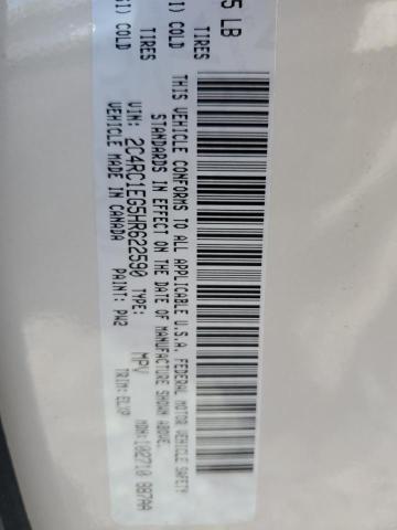 2C4RC1EG5HR622590 - 2017 CHRYSLER PACIFICA TOURING L PLUS WHITE photo 14