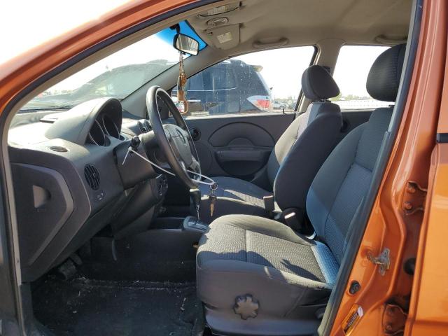 KL1TD69686B653692 - 2006 CHEVROLET AVEO BASE ORANGE photo 7