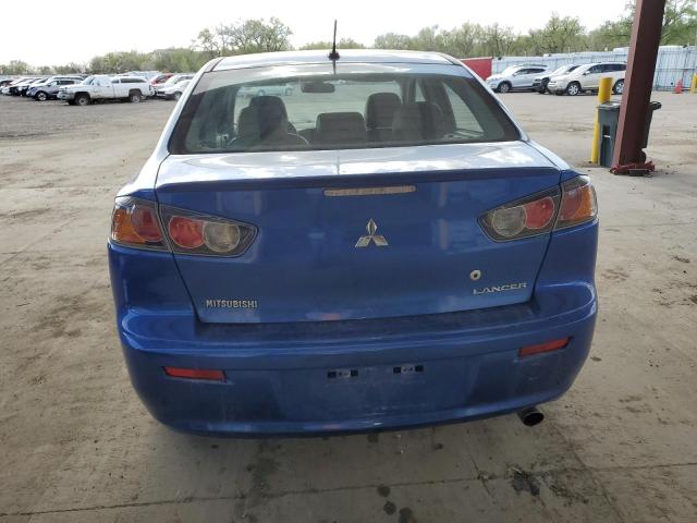 JA32U8FW2BU018808 - 2011 MITSUBISHI LANCER GTS BLUE photo 6