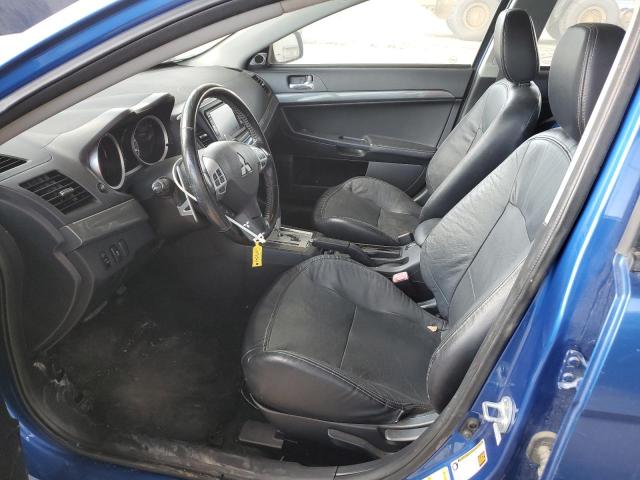 JA32U8FW2BU018808 - 2011 MITSUBISHI LANCER GTS BLUE photo 7