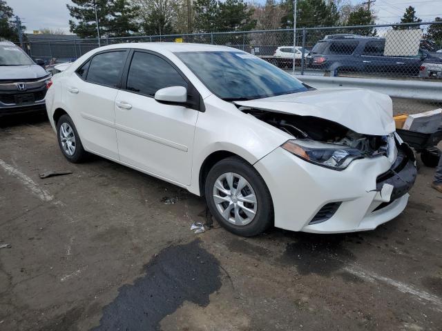 5YFBPRHE4FP189629 - 2015 TOYOTA COROLLA ECO WHITE photo 4