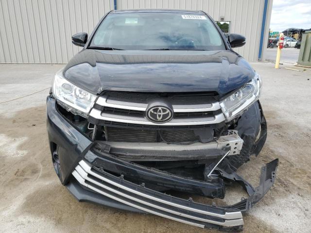 5TDZARFH4KS050423 - 2019 TOYOTA HIGHLANDER LE BLACK photo 5