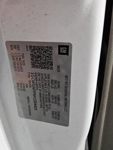 1GCWGAFP5K1334425 - 2019 CHEVROLET EXPRESS G2 WHITE photo 14