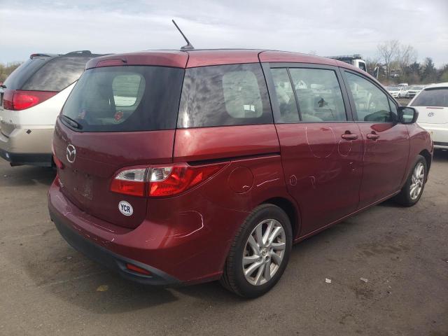 JM1CW2BLXC0111383 - 2012 MAZDA 5 MAROON photo 3