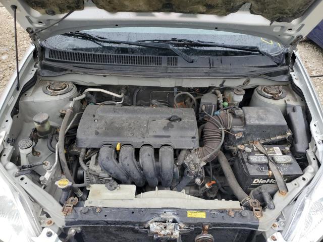 2T1KR32E83C074107 - 2003 TOYOTA COROLLA MA XR SILVER photo 11