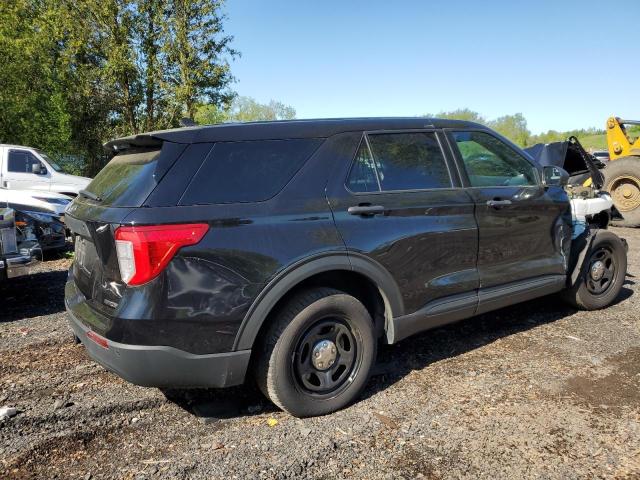 1FM5K8AB7NGB18717 - 2022 FORD EXPLORER POLICE INTERCEPTOR შავი ფოტო 3