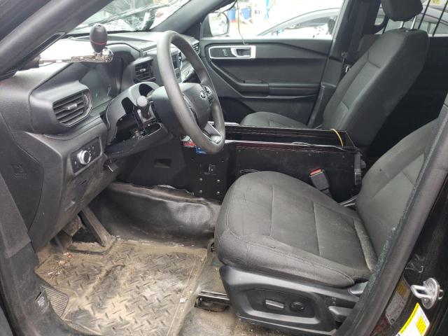 1FM5K8AB7NGB18717 - 2022 FORD EXPLORER POLICE INTERCEPTOR შავი ფოტო 7