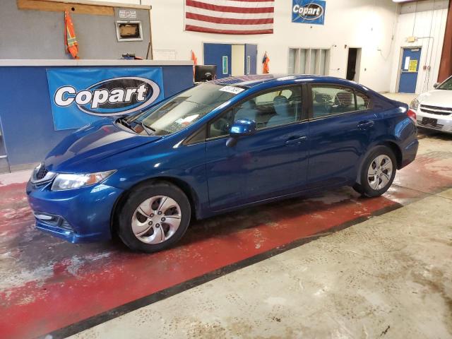 2HGFB2F54DH566491 - 2013 HONDA CIVIC LX BLUE photo 1