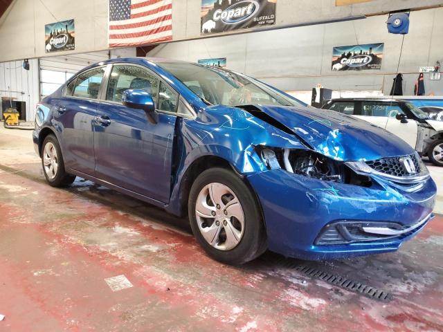 2HGFB2F54DH566491 - 2013 HONDA CIVIC LX BLUE photo 4