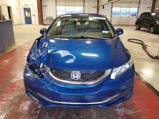 2HGFB2F54DH566491 - 2013 HONDA CIVIC LX BLUE photo 5