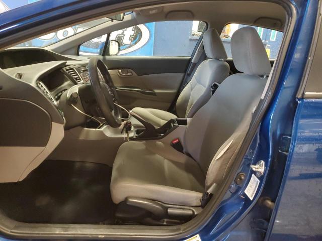 2HGFB2F54DH566491 - 2013 HONDA CIVIC LX BLUE photo 7