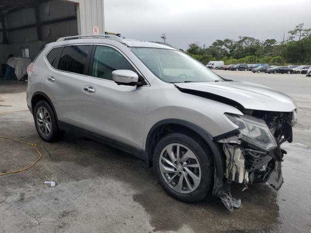 5N1AT2MV5EC776719 - 2014 NISSAN ROGUE S SILVER photo 4