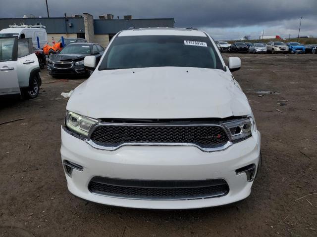 1C4RDJAG1MC793343 - 2021 DODGE DURANGO SXT WHITE photo 5